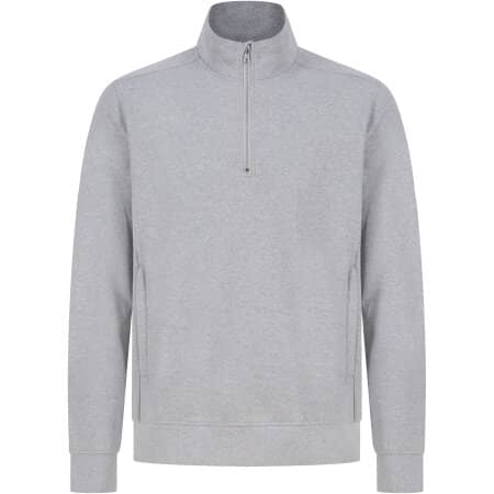 Henbury Unisex Sustainable 1/4 Zip Sweatshirt 