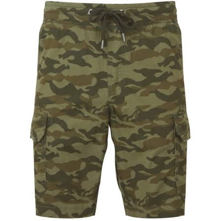 WOMBAT® Men´s Camo Cargo Utility Shorts 