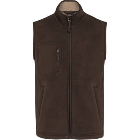WK. Designed To Work Bodywärmer aus Fleece mit Sherpa-Innenseite, Unisex 
