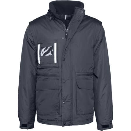 WK. Designed To Work Workwear Parka mit abtrennbaren Ärmeln 