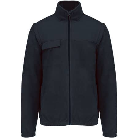 WK. Designed To Work Fleecejacke mit abnehmbaren Ärmeln 