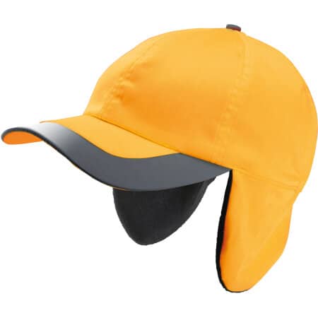 WK. Designed To Work Fluoreszierende 6-Panel-Kappe für den Winter 