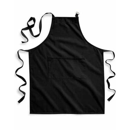 Westford Mill Fairtrade Cotton Adult Craft Apron Black
