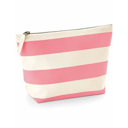 Westford Mill Nautical Accessory Bag Natural|Pink