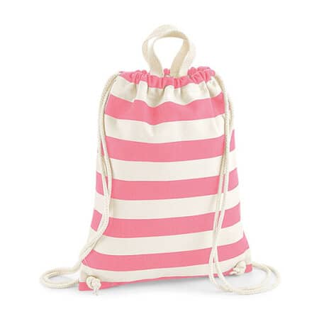 Westford Mill Nautical Gymsac Natural|Pink
