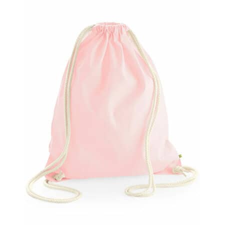 Westford Mill EarthAware™ Organic Gymsac Pastel Pink