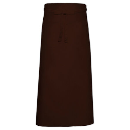 Link Kitchen Wear Bistro Apron with Front Pocket Brown