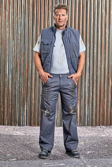 Hosen: Workwear-Hose aus Polyester-/Baumwoll-Twill Z001 von Russell