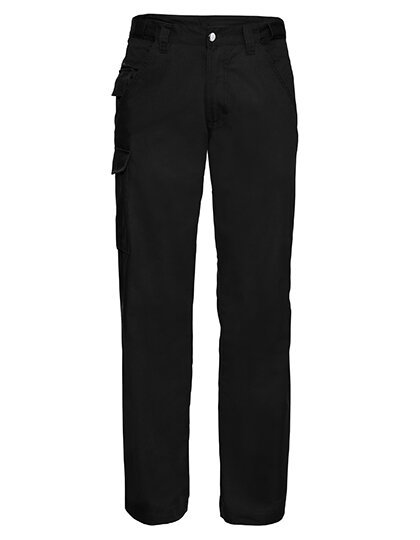 Hosen in Black: Workwear-Hose aus Polyester-/Baumwoll-Twill Z001 von Russell