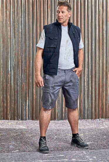 Hosen: Workwear-Shorts aus Polyester-/Baumwoll-Twill Z002 von Russell