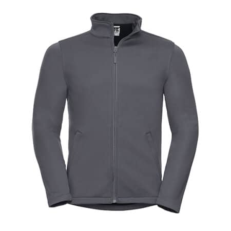 Russell Men`s SmartSoftshell Jacket Convoy Grey (Solid)