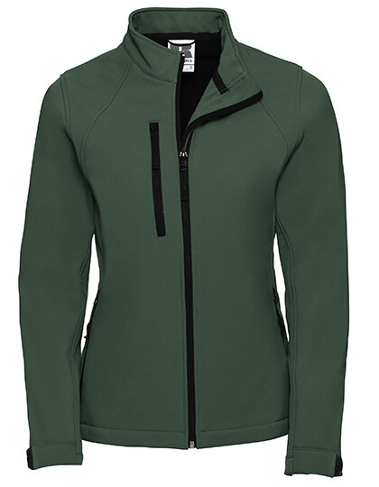 Jacken in Bottle Green: Ladies` Softshell-Jacket Z140F von Russell