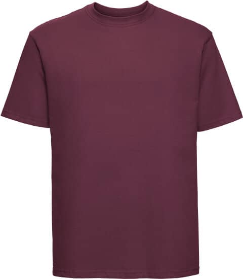 T-Shirts in Burgundy: Russell Classic T Z180 von Russell