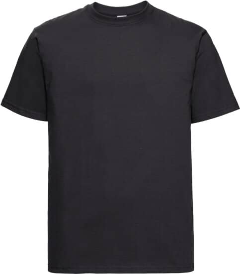 T-Shirts in Black: Classic Heavyweight T-Shirt Z215 von Russell