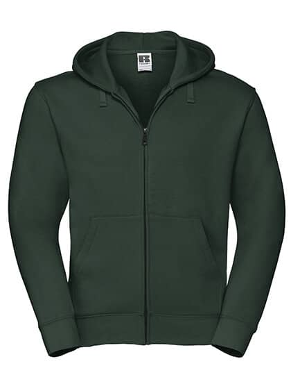 Jacken in Bottle Green: Authentic Zipped Hood Z266 von Russell