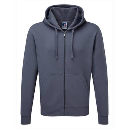Russell Authentic Zipped Hood Convoy Grey (Solid)