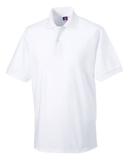 Poloshirts in White: Strapazierfähiges Poloshirt 599 Z599 von Russell